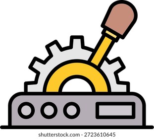 Palanca Nueva Vector de diseño de iconos creativos