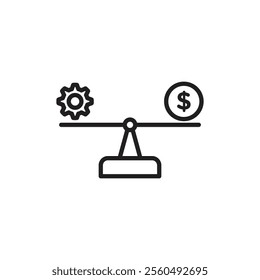 Leverage icon Black and white logo
