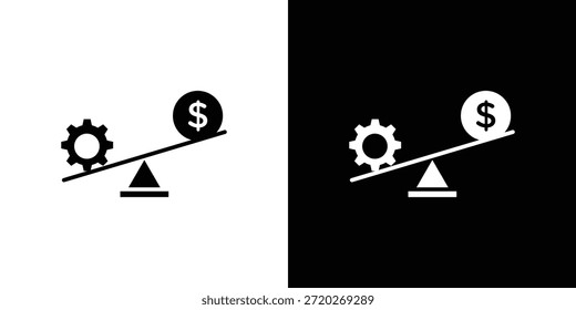 Ícone de aproveitamento. Ícone de design simples em preto e branco