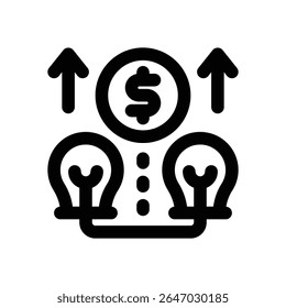 leverage line icon. Clean and minimalist vector icon for websites, mobile apps, presentations, and logos. Fully scalable and customizable for any project.