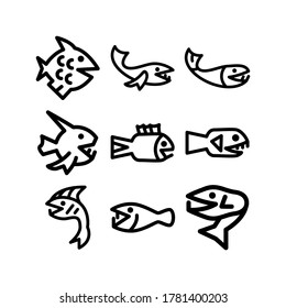 Leviathan icon or logo isolated sign symbol vector illustration - Collection of high quality black style vector icons
