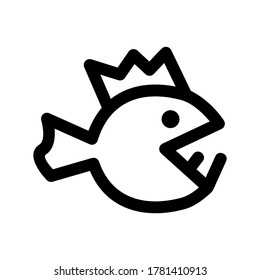 Leviathan icon or logo isolated sign symbol vector illustration - high quality black style vector icons
