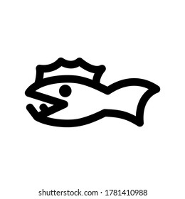 Leviathan icon or logo isolated sign symbol vector illustration - high quality black style vector icons
