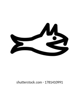 Leviathan icon or logo isolated sign symbol vector illustration - high quality black style vector icons
