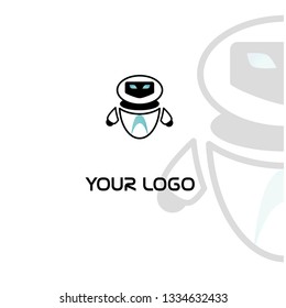 levitating nano robot logo