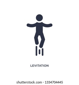 levitation icon. Simple element illustration from magic concept. levitation editable symbol design on white background. Can be use for web and mobile.