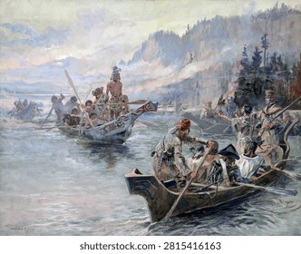 Lewis and Clark on the Lower Columbia