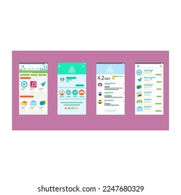 leyout template vector illustration design for store app