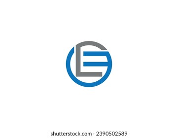 LF creative modern logo design vector icon template