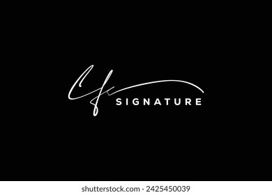 LF initials Handwriting signature logo. LF Hand drawn Calligraphy lettering Vector. LF letter real estate, beauty, photography letter logo design.