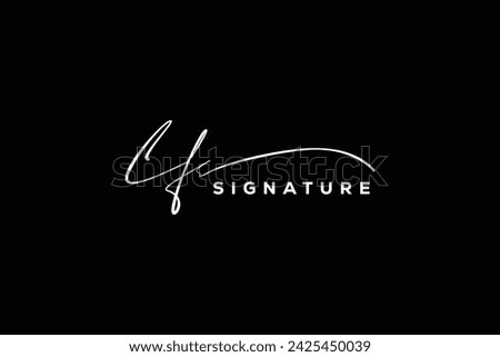 LF initials Handwriting signature logo. LF Hand drawn Calligraphy lettering Vector. LF letter real estate, beauty, photography letter logo design.