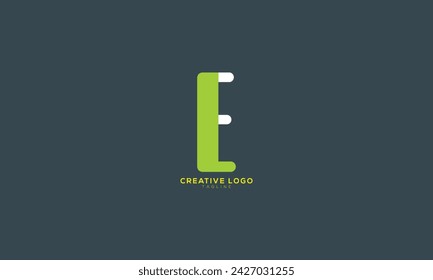 LF LE Abstrakte Initial Monogram Letter Alphabet Logo Design