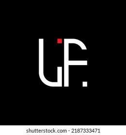 LF letter logo creative design with vector graphic