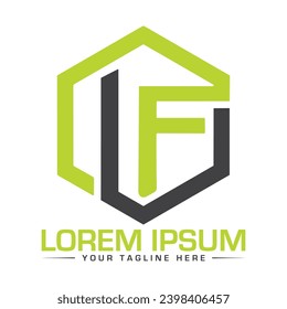 LF Letter Logo Design Creative and Modern Logo Design