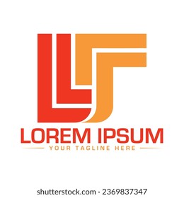 LF Letter Logo design unique and modern logo design