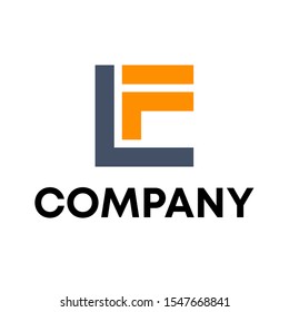 LF logo vector design template sign