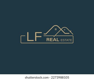 LF Real Estate  Consultants Logo Design Vectors images. Luxury Real Estate Logo Design