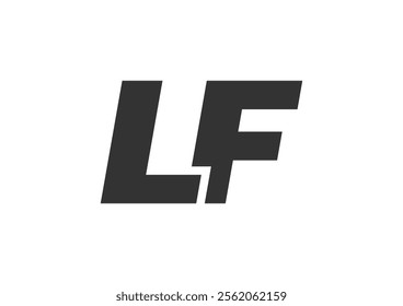 LF Techno Editable Font Logo For Corporate Branding. Bold, Futuristic Design With Unique Typographic Ideas. Minimal Custom Type And Dynamic Letter Variations For Promotion, Printing, And Book Titles