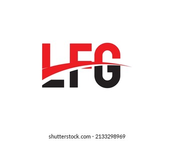 LFG Letter Initial Logo Design Vector Illustration