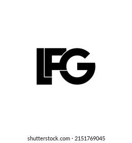 lfg letter original monogram logo design