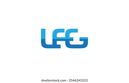 Logotipo LFG, design do logotipo da letra lfg, design do logotipo LFG inicial, ícone do alfabeto lfg