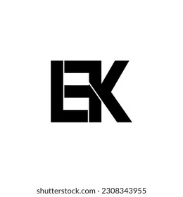 lfk initial letter monogram logo design
