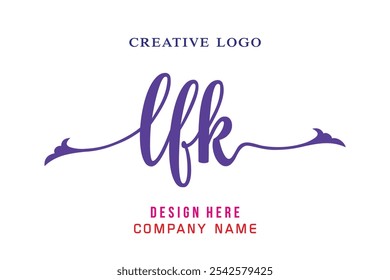 LFK  lettering logo is simple, easy to understand and authoritative