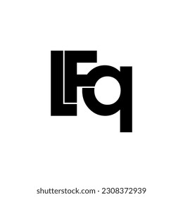 lfq initial letter monogram logo design