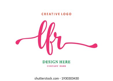 El logotipo de la inscripción LFR es sencillo, fácil de entender y con autoridad