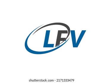 LFV Letter Initial Logo Design Vector Illustration