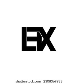 lfx typography letter monogram logo design