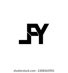 lfy initial letter monogram logo design