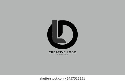 LG GL Abstract initial monogram letter alphabet logo design