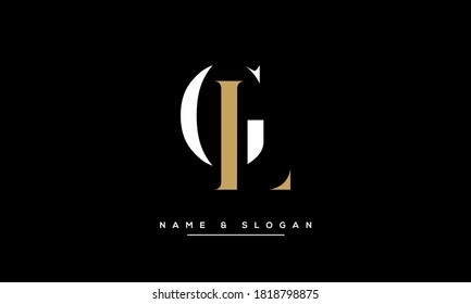 LG, GL Abstract Letters Logo Monogram Template