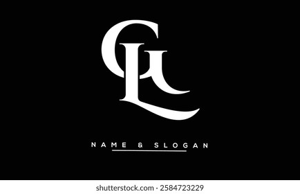 LG, GL Abstract Letters Logo Monogram