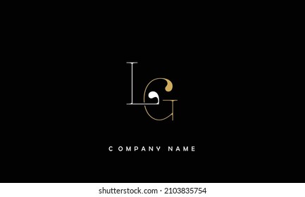 LG, GL Alphabets Letters Logo Monogram
