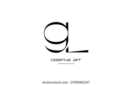 LG, GL, L, G abstract letters logo monogram