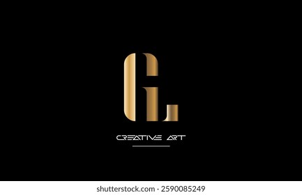 LG, GL, L, G abstract letters logo monogram