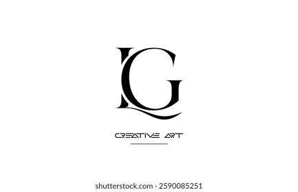 LG, GL, L, G abstract letters logo monogram