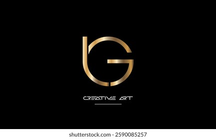 LG, GL, L, G abstract letters logo monogram