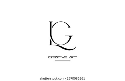 LG, GL, L, G abstract letters logo monogram