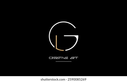 LG, GL, L, G abstract letters logo monogram