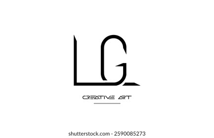 LG, GL, L, G abstract letters logo monogram