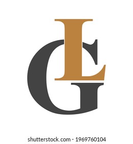 LG or GL logo and icon designs