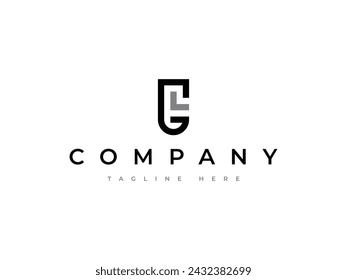 LG or GL monogram logo design