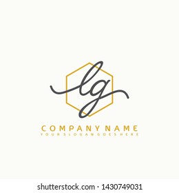 LG Initial handwriting logo concept