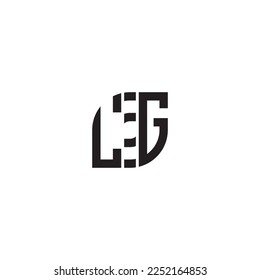 LG leaf concept in high quality professional design that will print well across any print media