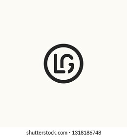 LG-Brief-Initial-LG-Logo, Vektorsymbol