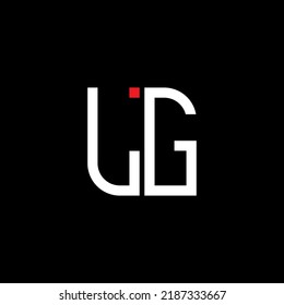 LG letter logo creative design with vector graphic