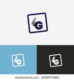 LG letter logo design and initial logo design,simple logo.